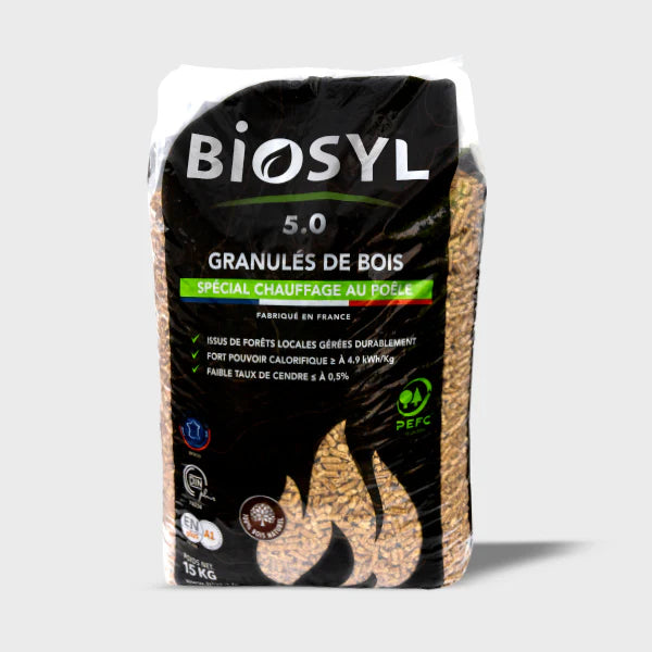 Granulés de Bois BioSyl (Sac de 15kg)