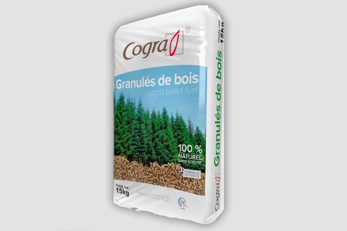 Granulés de bois Cogra 70 sacs