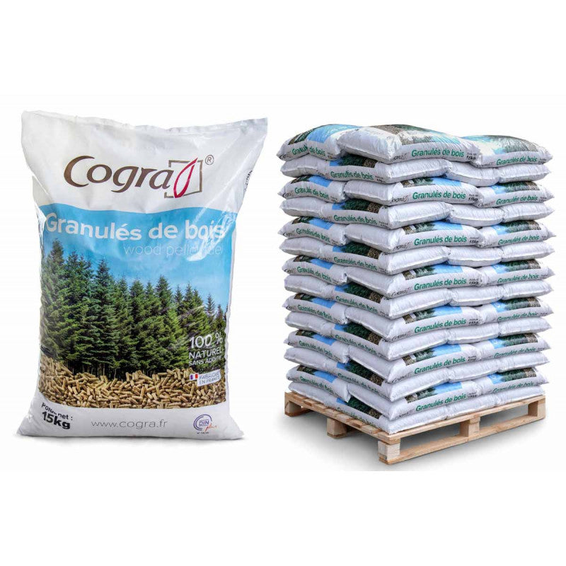 Granulés de bois Cogra 70 sacs
